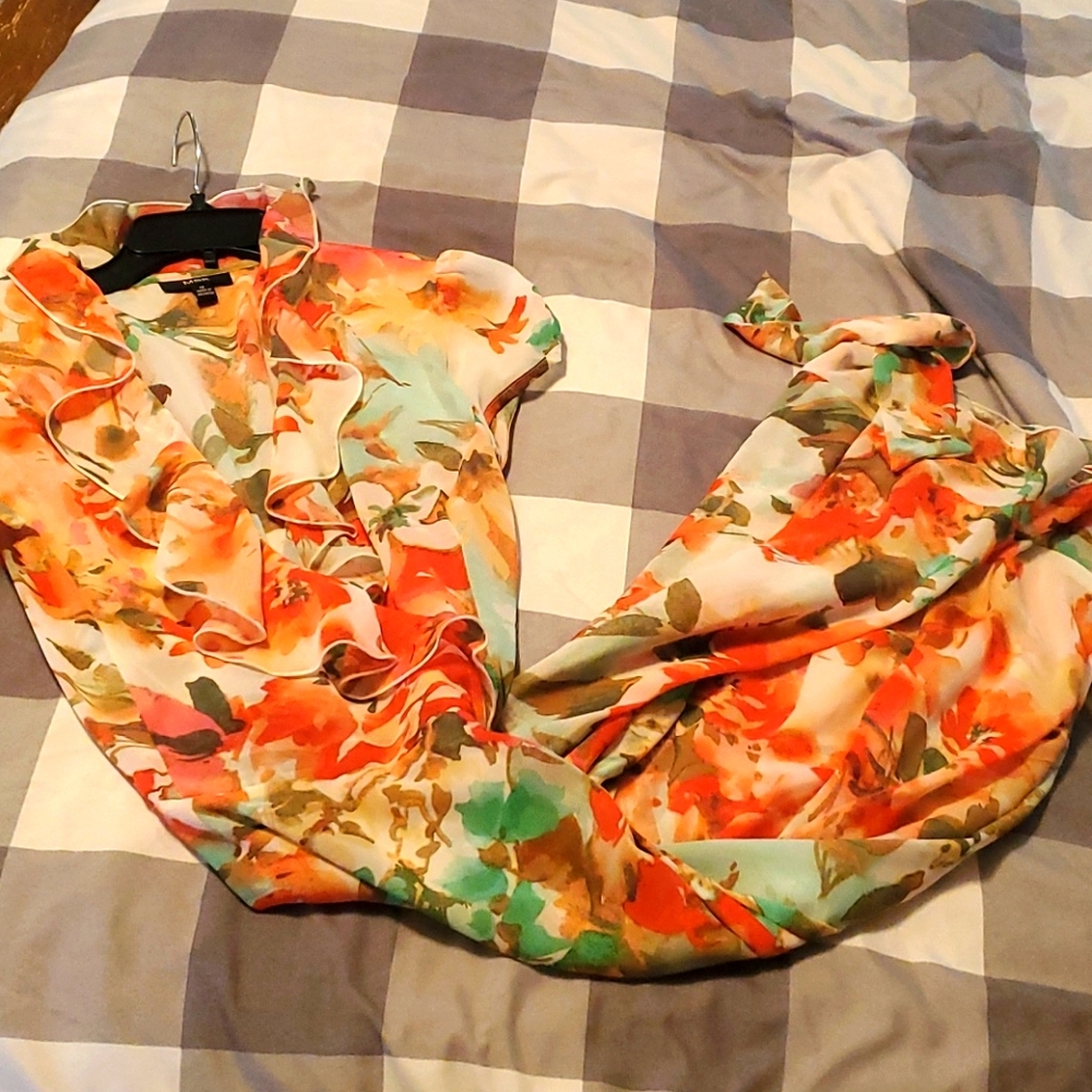 Flowy Floral Sheer Wrap/Dress